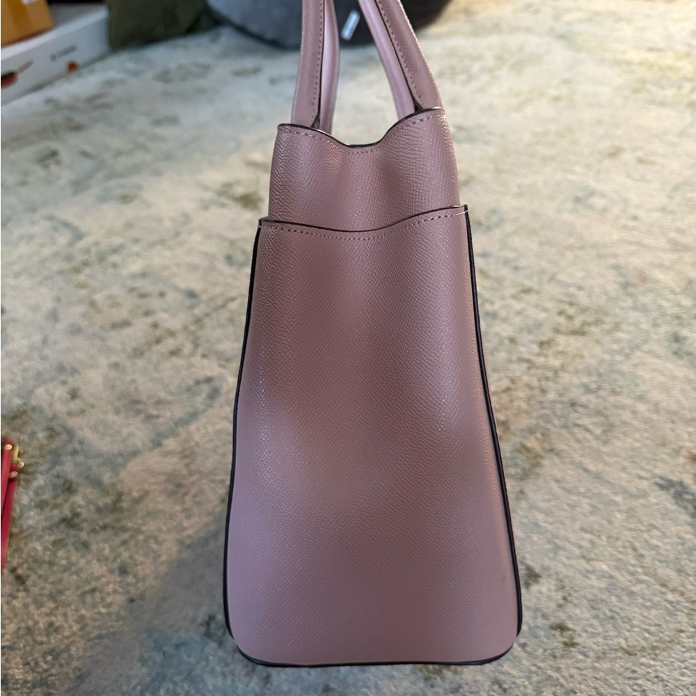 Coach Pink Leather Tote Bag - Picture 7 of 9